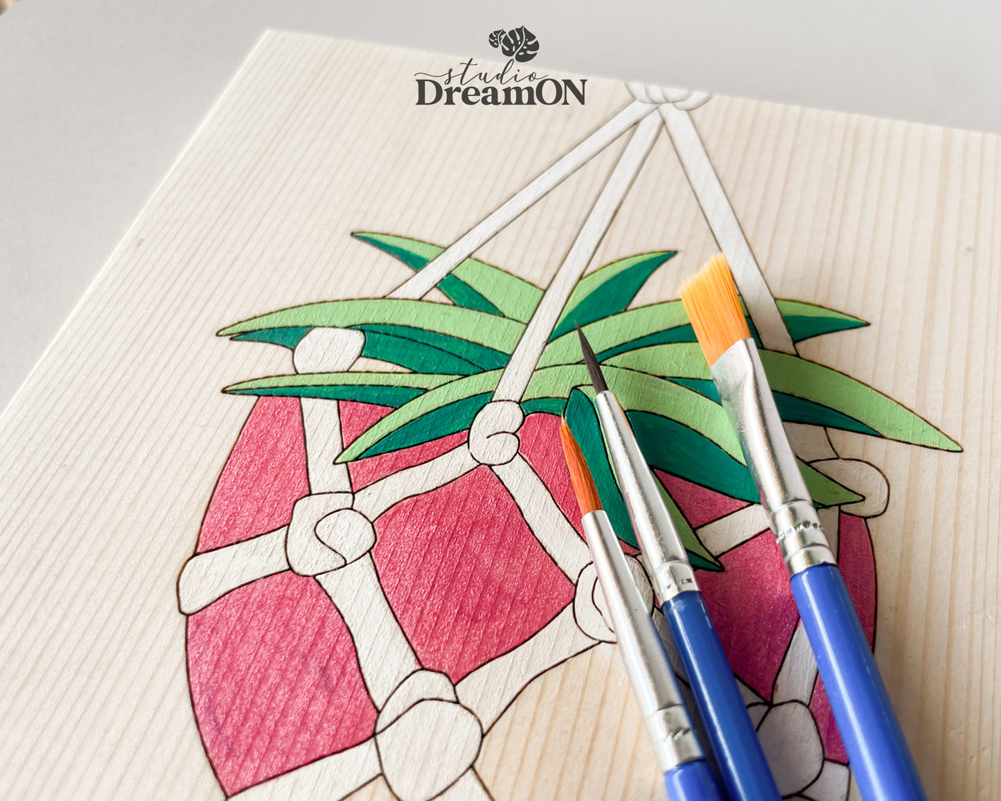Easy Paint by Number DIY Kit for Adults - Sustainable Art Gift for Mom