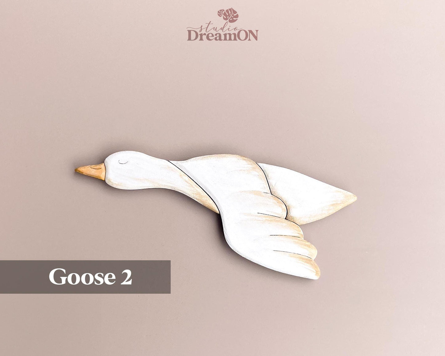 Flying Geese Wood Wall Art Decor - Farmhouse Decor for Wall - Mothers Day Gift - White Duck Girl Room Decor